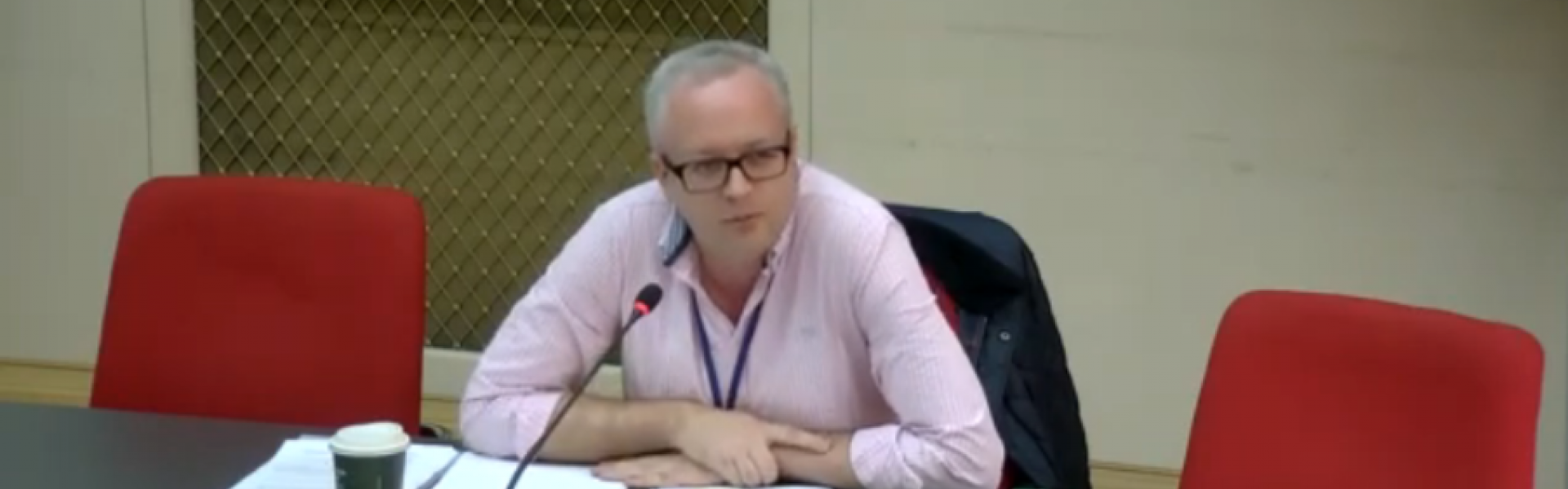 Cllr Matt Hartley at Greenwich Council Budget Scrutiny 2023