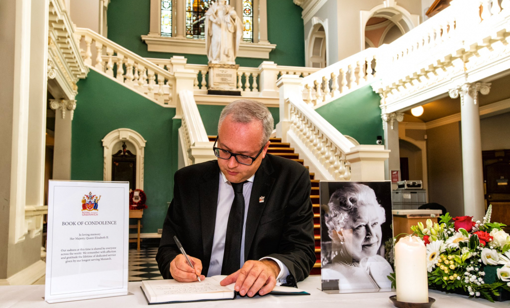 Her Late Majesty Queen Elizabeth book of remembrance