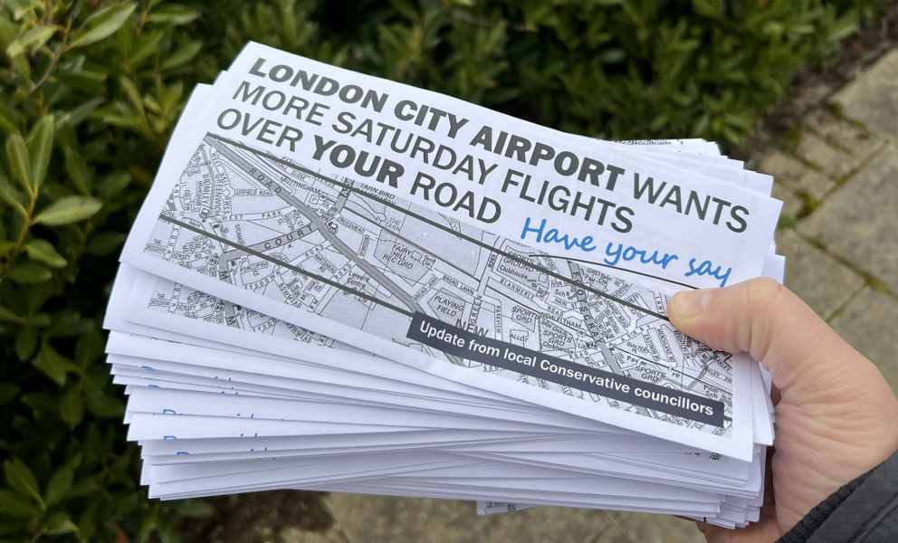 Opposing London City Airport's additional flight proposals