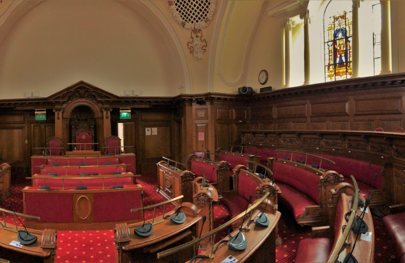 Greenwich Council chamber, Woolwich Town Hall